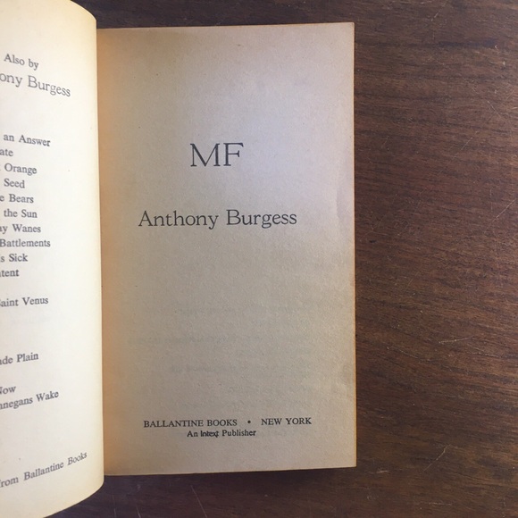 Anthony Burgess “M/F” - Picture 3 of 4